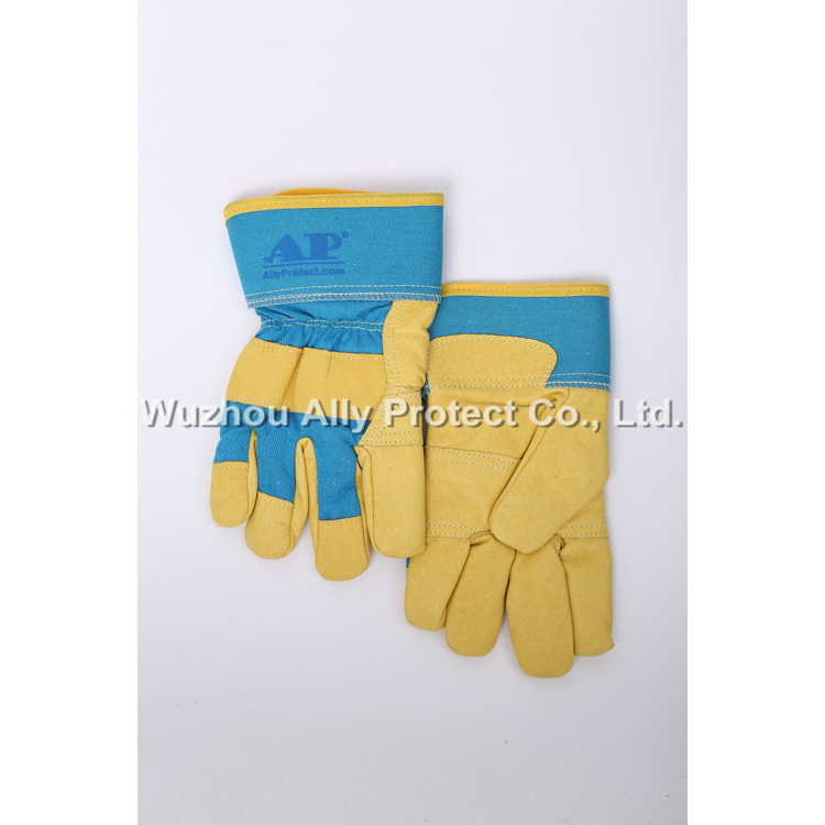 AP-3501 Grain Pigskin Fleece-lined Winter Gloves